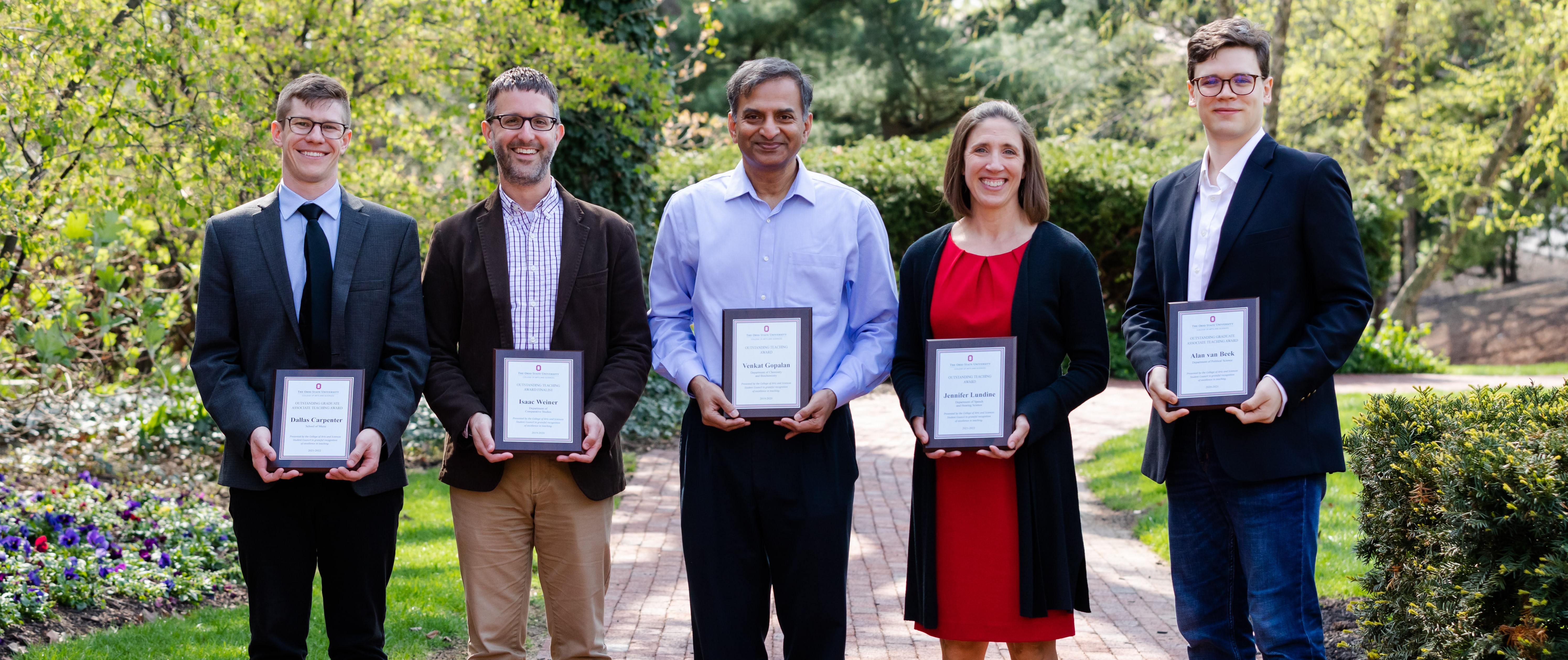 2020-2021 Outstanding Graduate Associate Teaching Award Reception